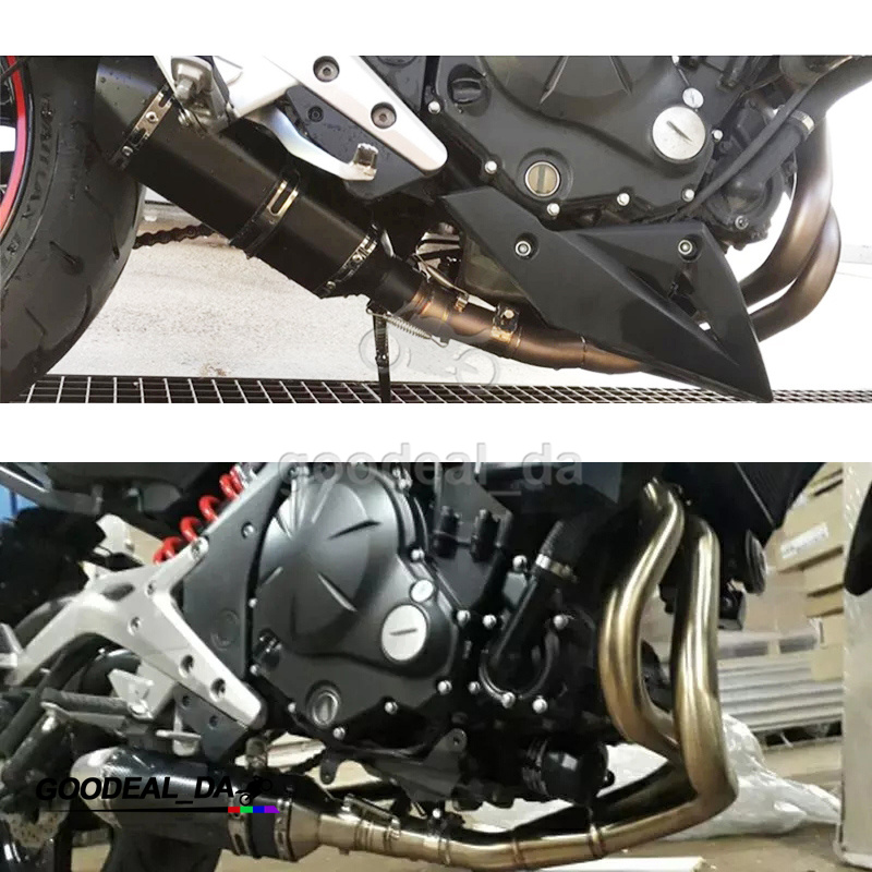 Whole System Exhaust Carbon Muffler Header For Kawasaki