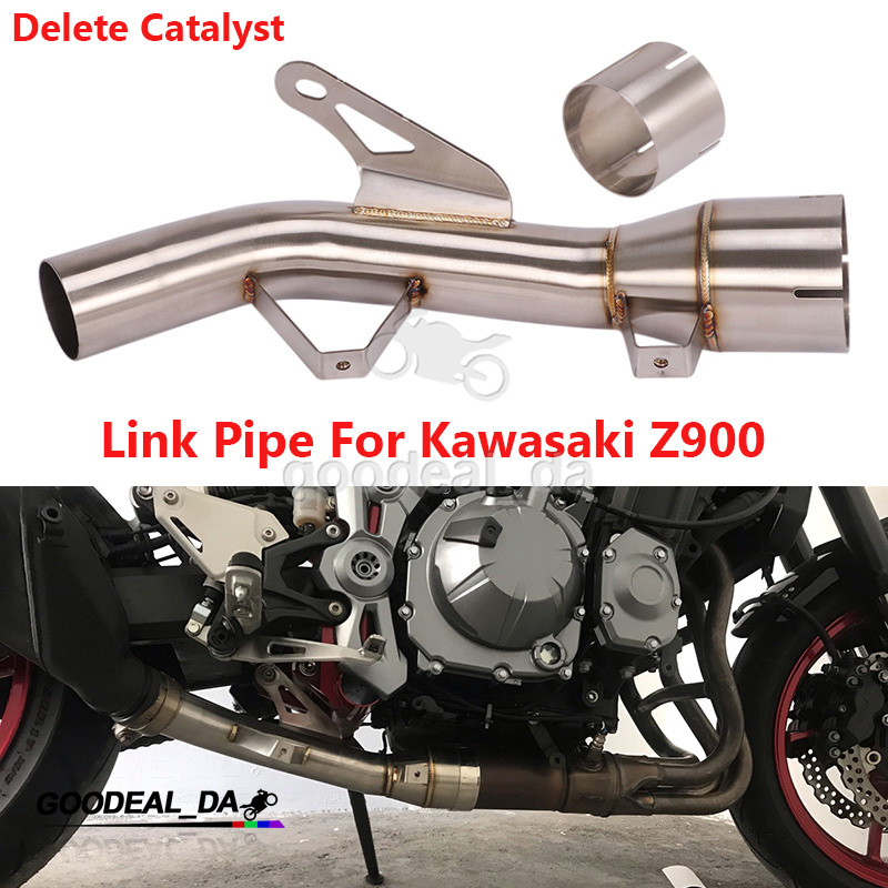 その他 syakuyakusan For Kawasaki Z900 2017-2025 Full Exhaust System Front Link