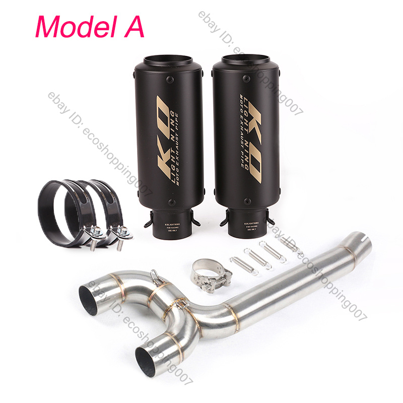 For Yamaha FZ6 FZ6N FZ6S Motorcycle Exhaust System 51mm