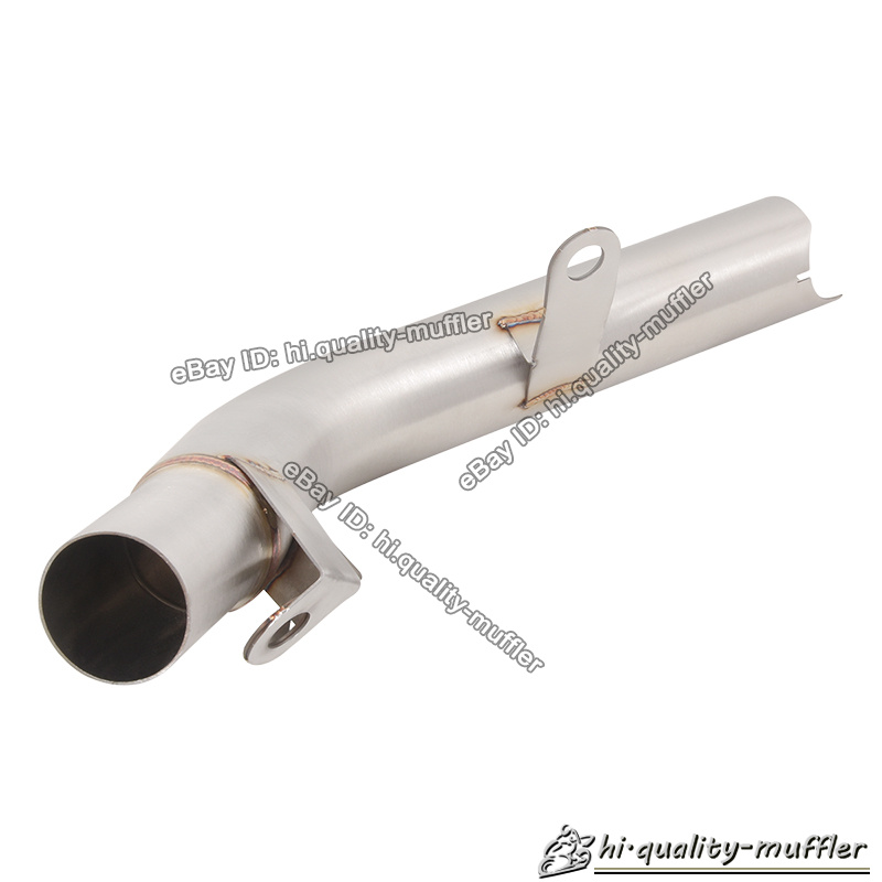 Stainless Steel Exhaust Mid Link Pipe For Suzuki GSXR600 GSXR750 2011-2025 – Slip-On Connect Tube
