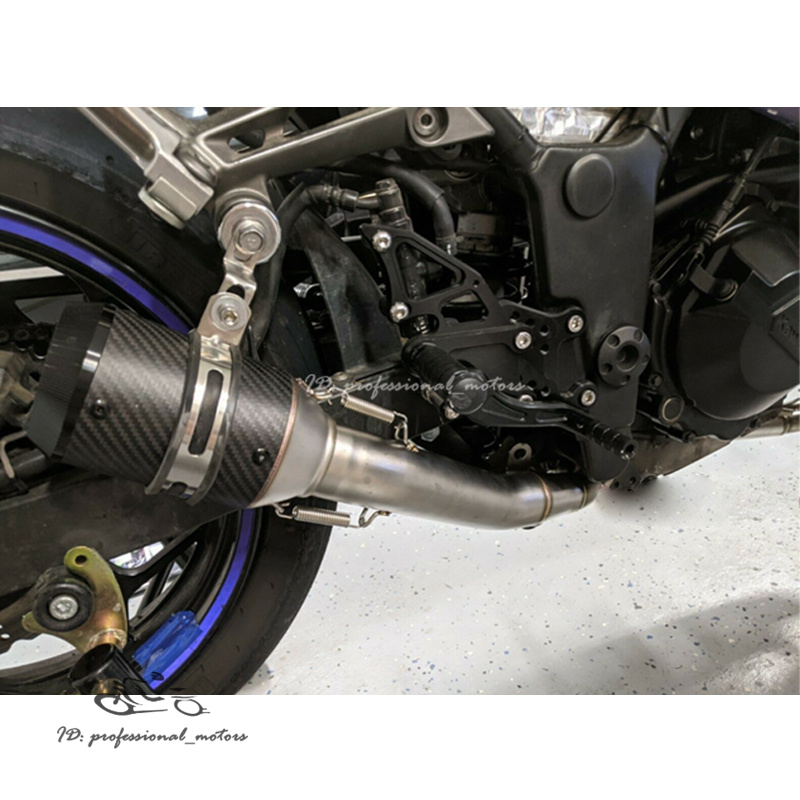 For Kawasaki Ninja 300 2013-2018 Z300 Modified Header Blue Muffler