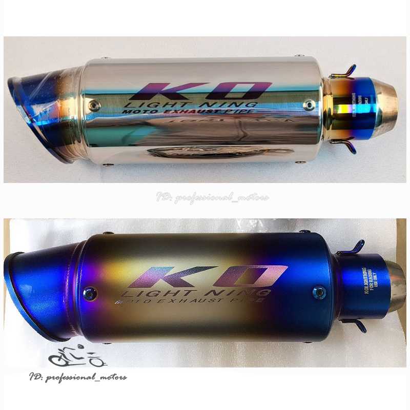 Slip-On Muffler Exhaust System For CF-Moto 650NK 400NK 650MT (Mid Pipe)
