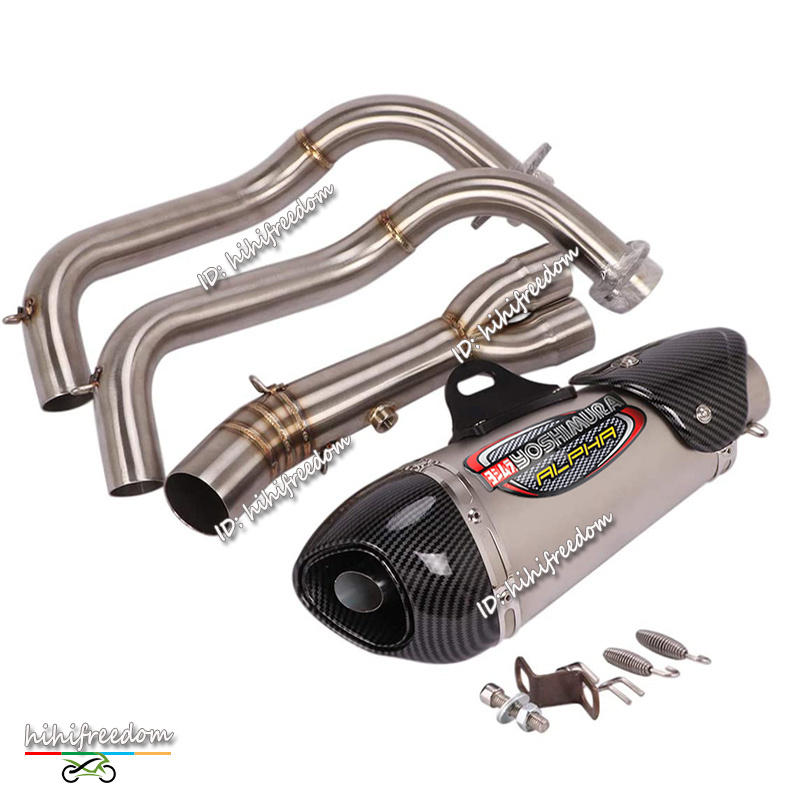 For Yamaha MT-07 FZ-07 YZF R7 Full System Exhaust 51MM