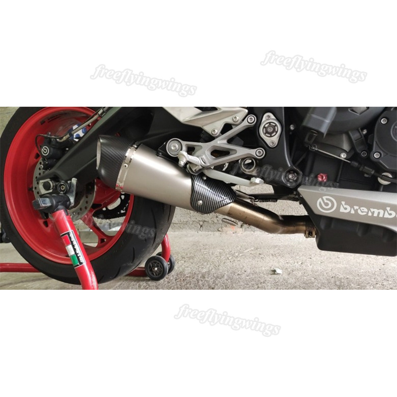 For Triumph Street Triple 765 S / R / RS 2017-2022 Exhaust