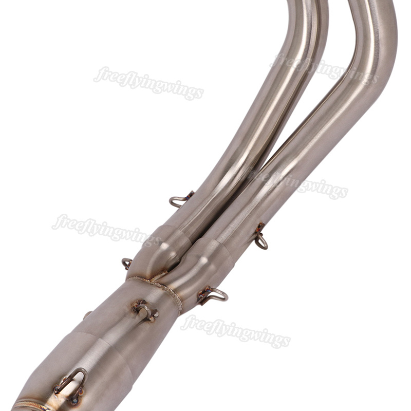 For Yamaha MT07 FZ07 Whole System Exhaust Tips Muffler Front
