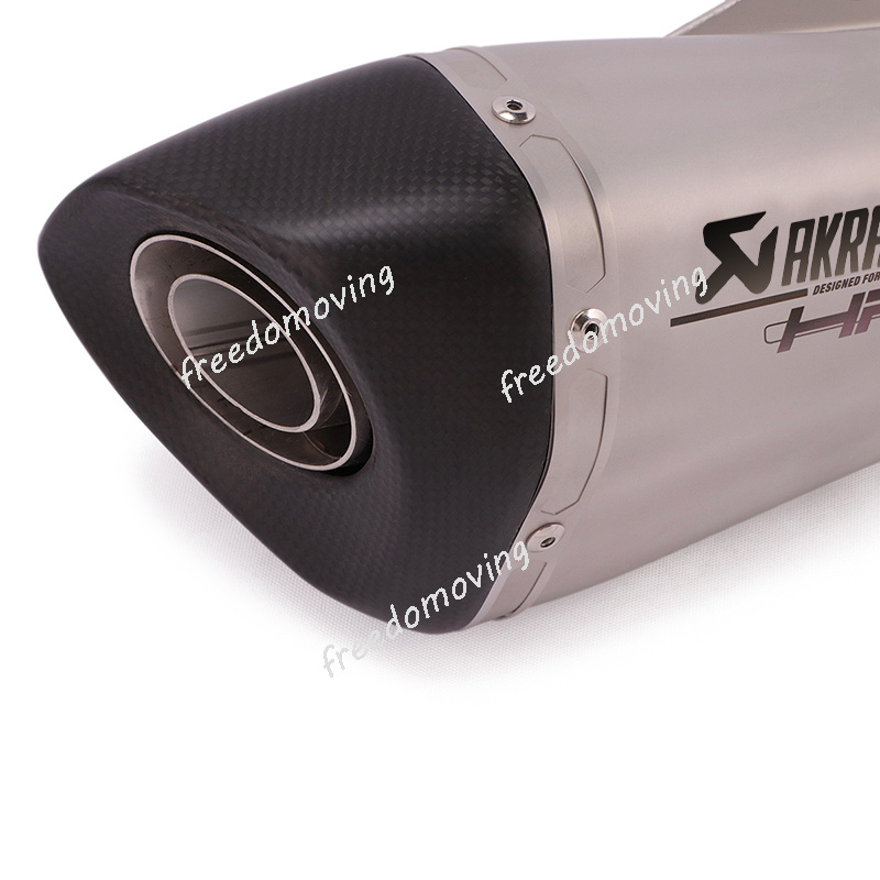 For BMW S1000R 2010-2016 S1000RR Slip On 60.5mm Exhaust Muffler