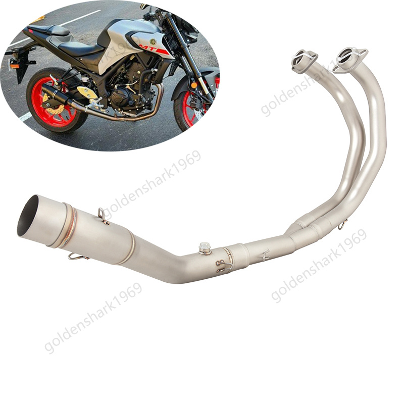 Modified motorcycle exhaust muffler for YAMAHA YZF R25 MT03