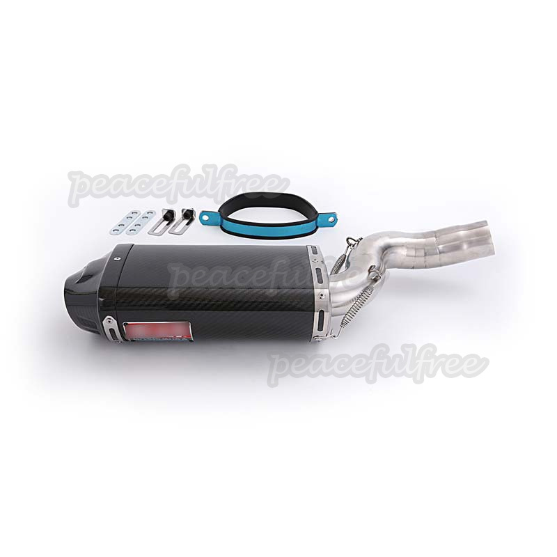 かぶ For Kawasaki Ninja ZX6R ZX636 2004-2008 Under Seat Exhaust