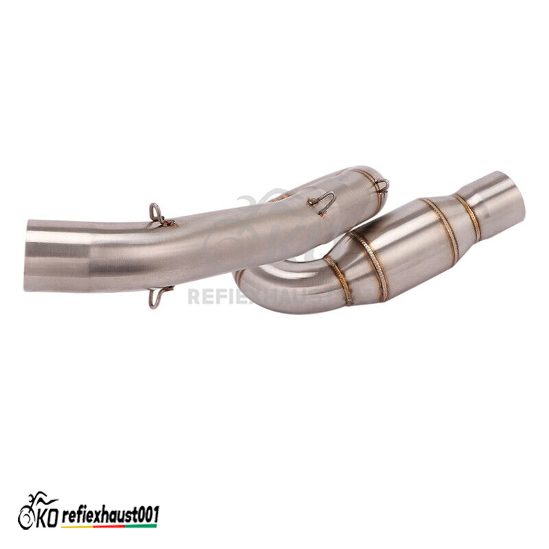 人気が高い Exhaust Mid Pipe For Kawasaki ZX10R Ninja 2011-2020 Middle カラーリング・白髪染め