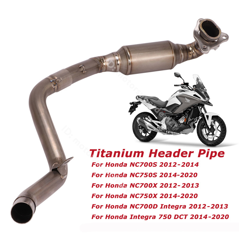 For Honda NC750X 2014-20 Titanium Exhaust Header Front Link