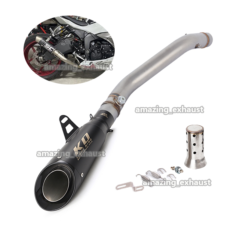 ZX6R 2024 2025 2026 For Kawasaki Ninja ZX636 Exhaust Mid Link Pipe
