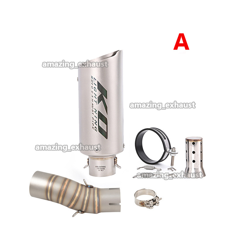 For CF-Moto 450NK 450SR 450SS 2022-24 Exhaust System Mid Link Pipe Tail