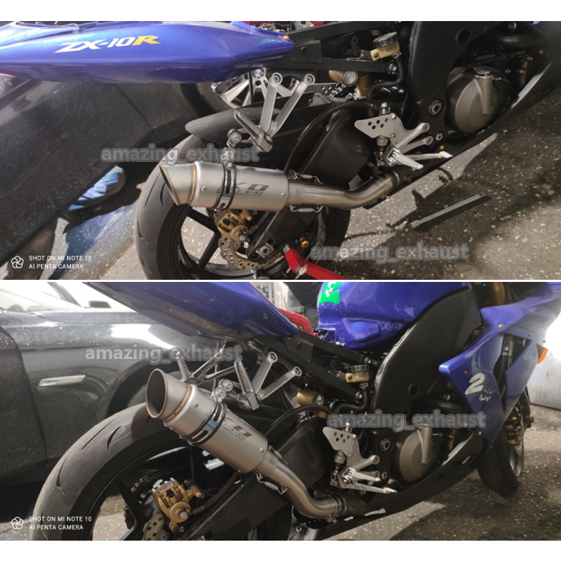 For Kawasaki Ninja ZX10R 2008-2010 Exhaust Mid Link Pipe
