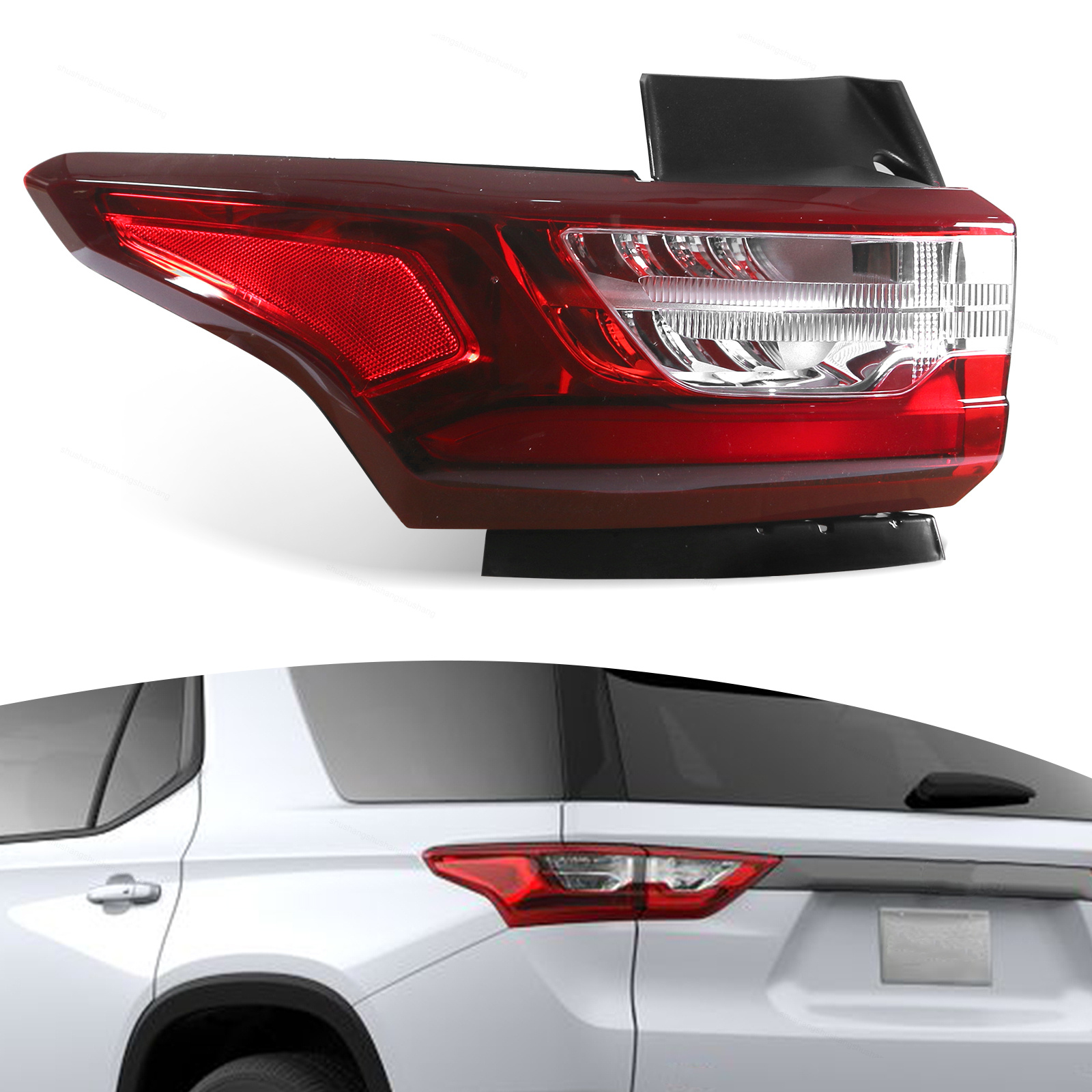 FIONE LED Outer Tail Light Assembly Compatible With Chevy Traverse 2018 2019 2020 2021 Brake Rear Light Left Driver Side LH : Buy Online At Best Price In KSA - Souq Is Now - Foto 8