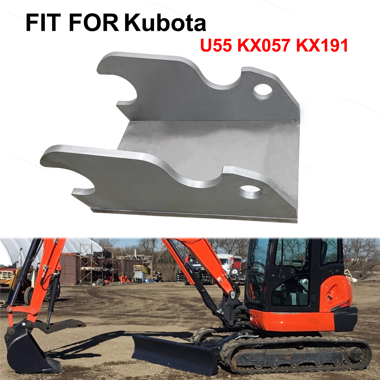 Fits For Kubota Excavator U55 KX057 KX191 Quick Attach Bucket Ears
