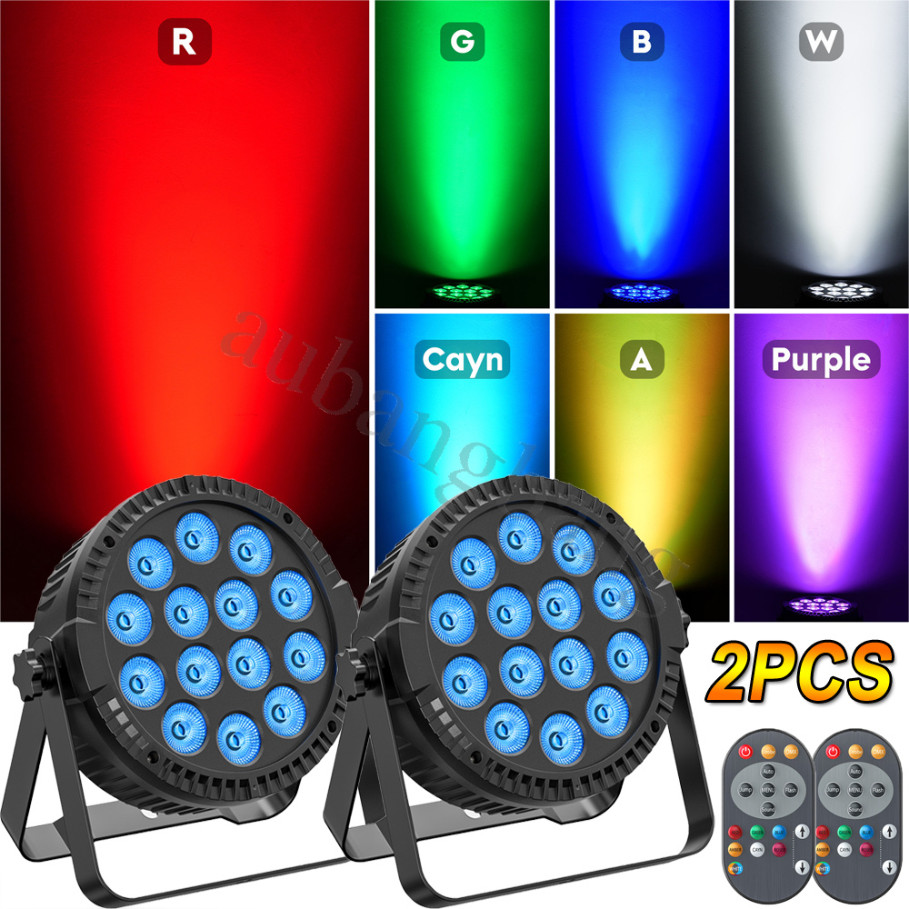 150W RGBW Par Can Light 14LED Stage Light DMX512 DJ Party Disco Wall Wash Lights - Picture 23 of 28