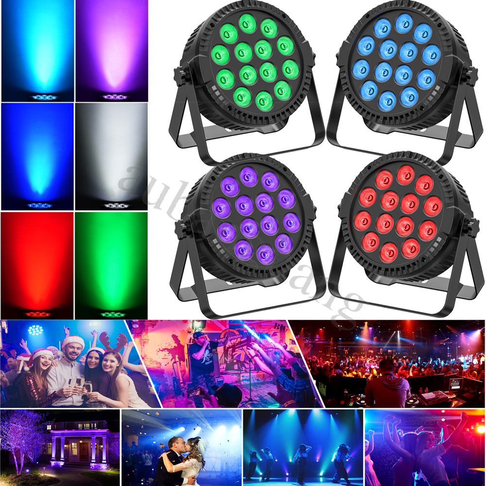 150W RGBW Par Can Light 14LED Stage Light DMX512 DJ Party Disco Wall Wash Lights - Picture 25 of 28