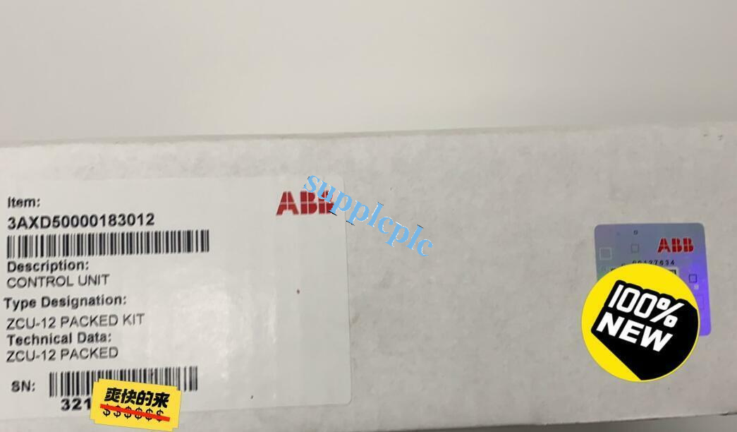 LEDE 3box DUAD 1box 未開封セット ZCU-12 3AXD50000183012 ABB Control Unit Brand New Fast