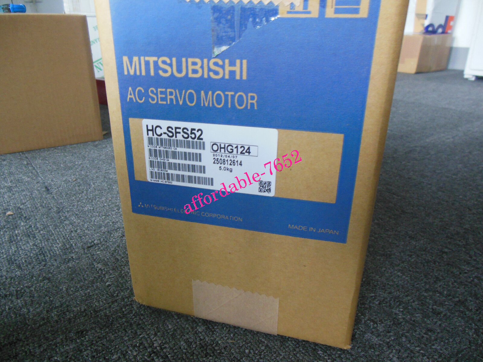 1PC Mitsubishi HC-SFS52 Servo Motor New In Box Expedited Shipping