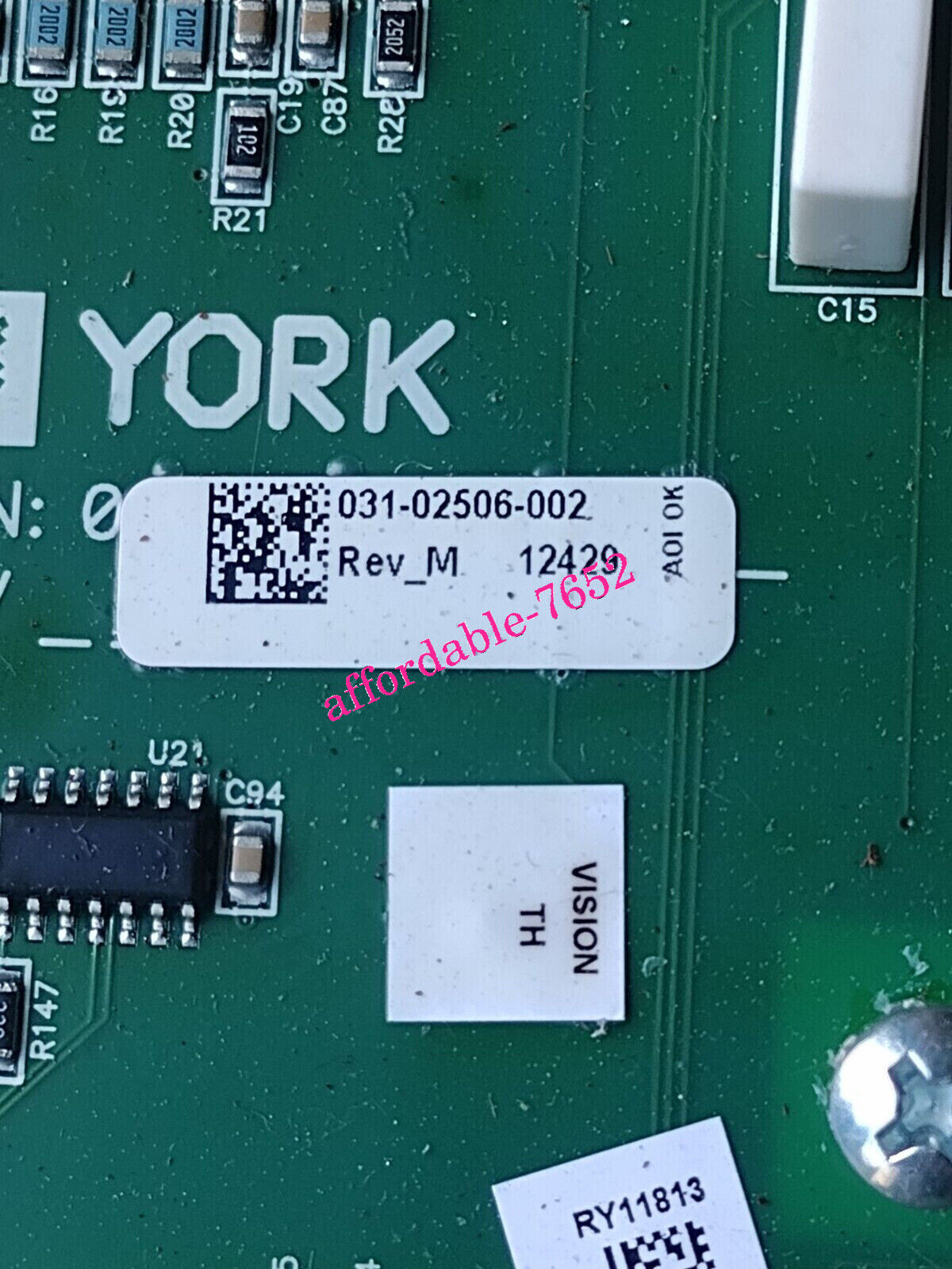 NEW York 031-02506-002 Rev M Chiller Variable Speed Drive