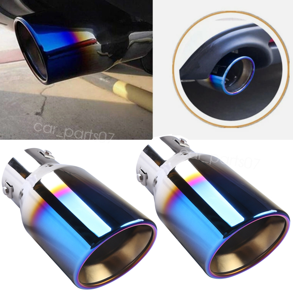 For 2022 Toyota GR Supra 2PCS Pipe Tip Rear Tail Throat Muffler