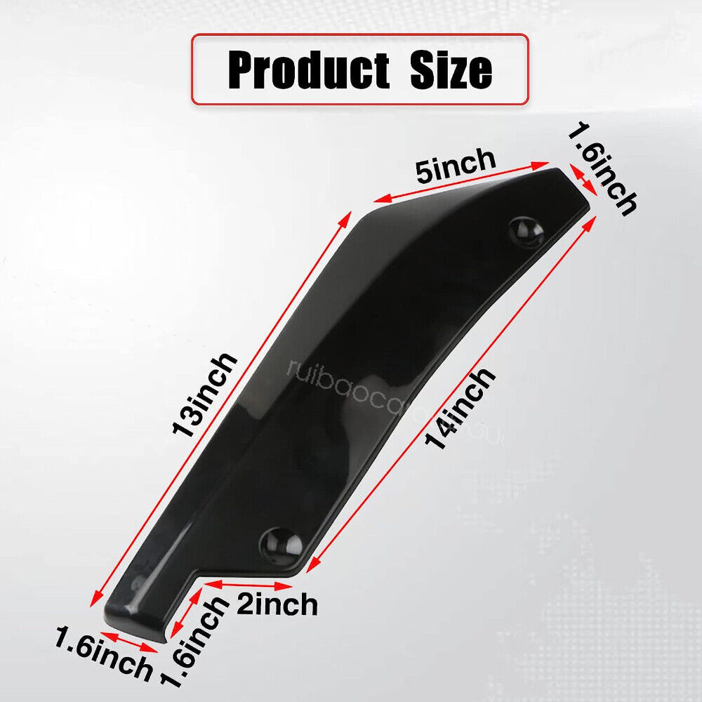 LAICY For Mustang 2005-2014 Front Splitter Bumper Lip Chin Spoiler Body Kit Car Diffuser Lip Trim Air Dam Accessories - 34