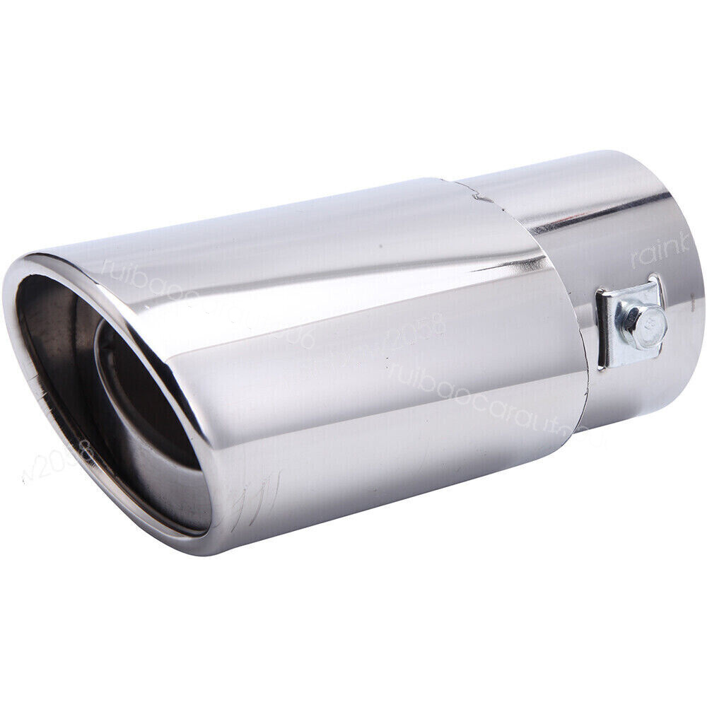 Amazon.com: yingde 1pcs Silver Stainless Steel Exhaust Tail