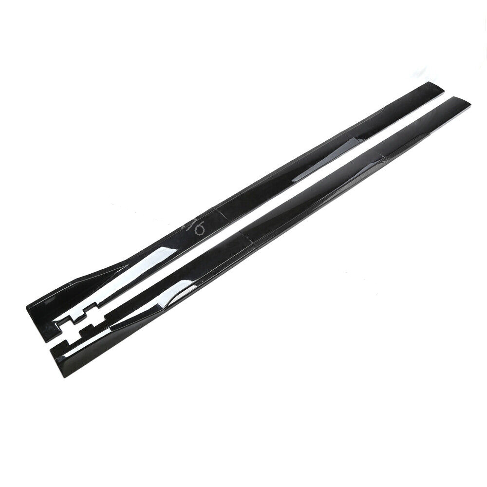 86.6'' Side Skirt Splitter Rocker Panels Bottom Line For 2017-2020