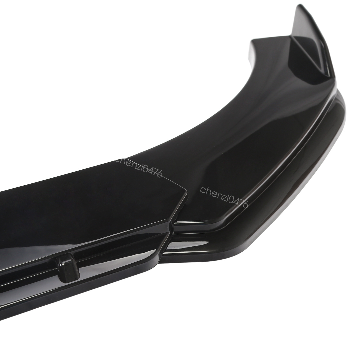 Front Bumper Lip Splitter ECCPP 3-Piece Front Bumper Lip For 2014-2017 Infiniti Q50 – Glossy Black PP Plastic Spoiler Easy Install Front Lip Without Drilling