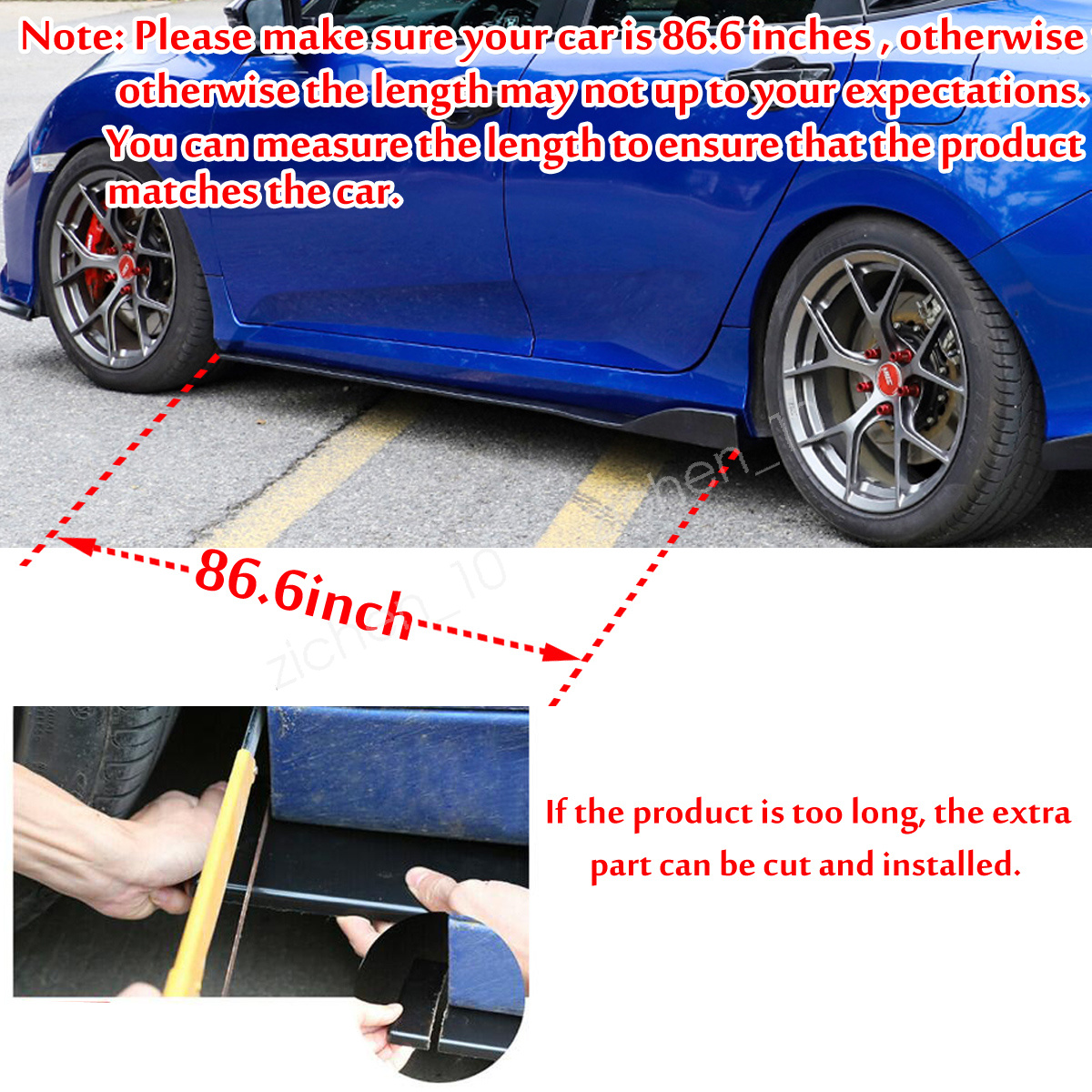 Glossy Black PU Body Kit For Mini Cooper Paceman – 8pc Front Lip, Side Skirts, Rear Lip Spoiler