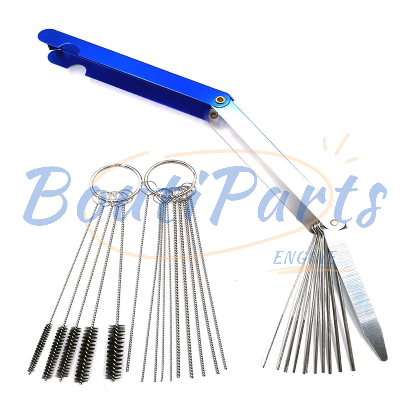 Motorcycle Tools RW Carburetor Jet Cleaning Kit - Precision Wire Tool Set For Smooth Engine Performance - Made In Japan (Includes 1 Set) Welding Tip Cleaner - Foto 10