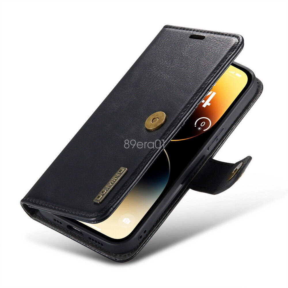 Flip Leather Wallet Magnetic Adsorption Cover Case For iPhone 11 12 13 14 15 7 8