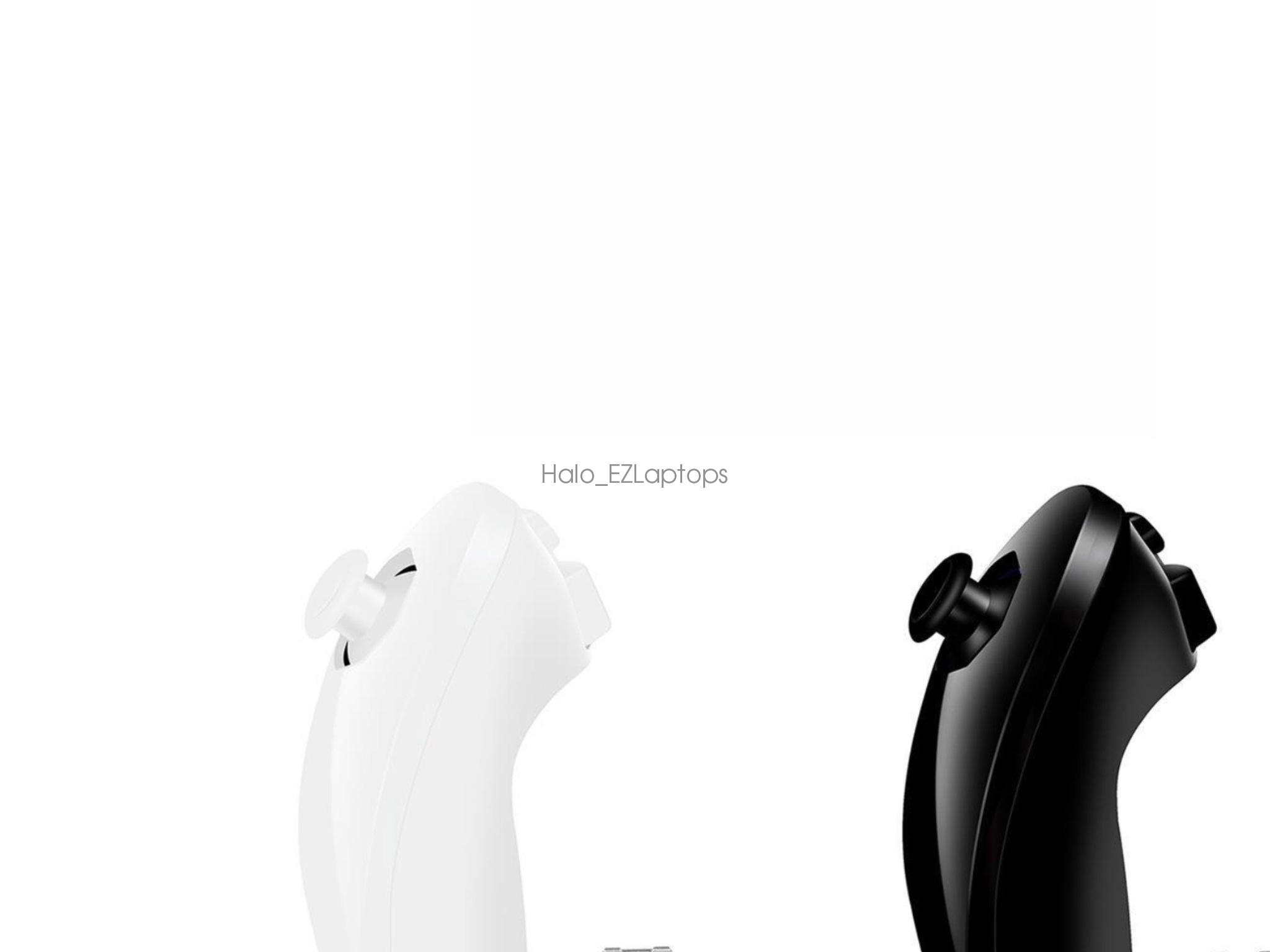 2Pack Wii Nunchuck Black White For Nintendo nunchucks for Nintendo Wii / Wii U