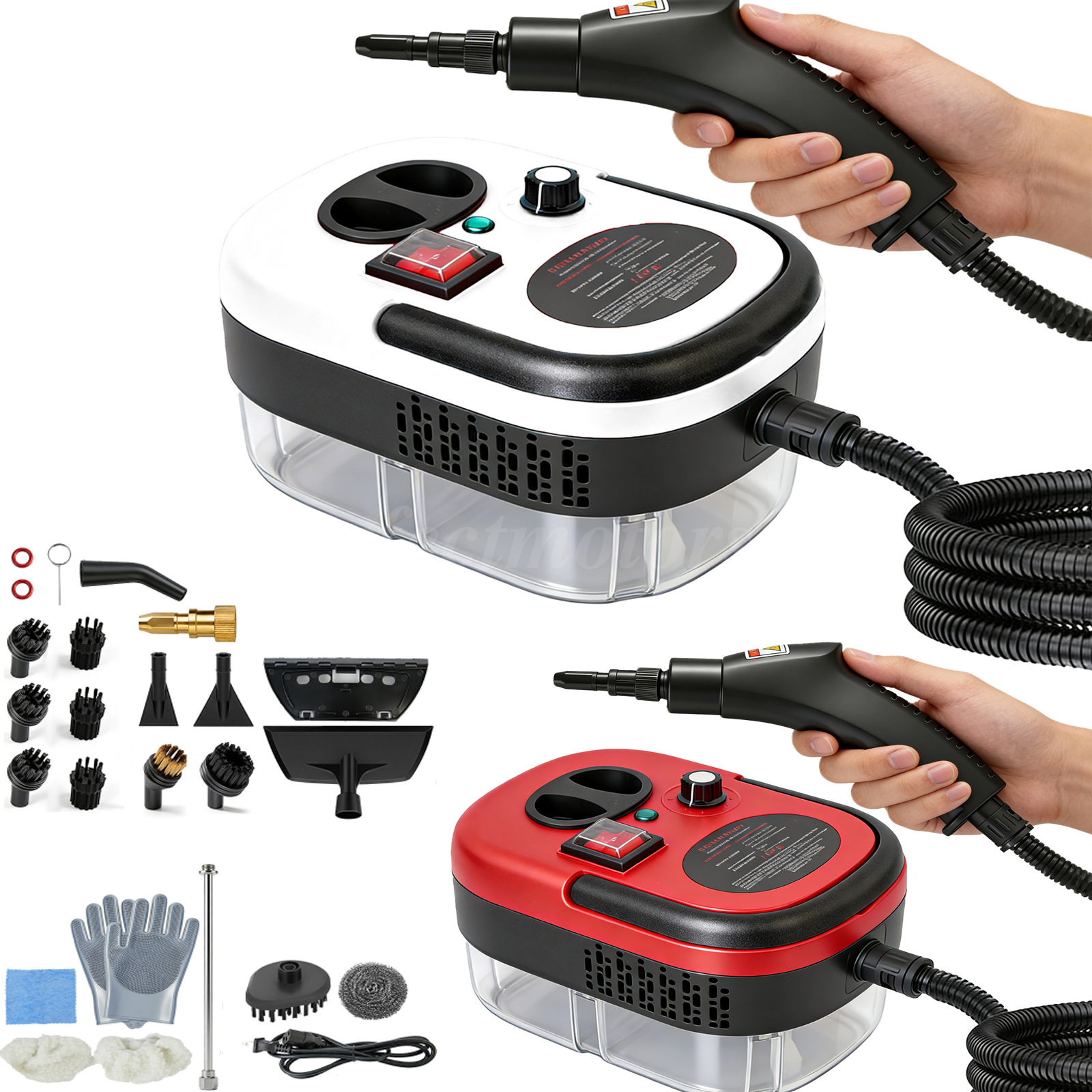 2500W Handheld High Temp Steam Cleaner High Pressure Household