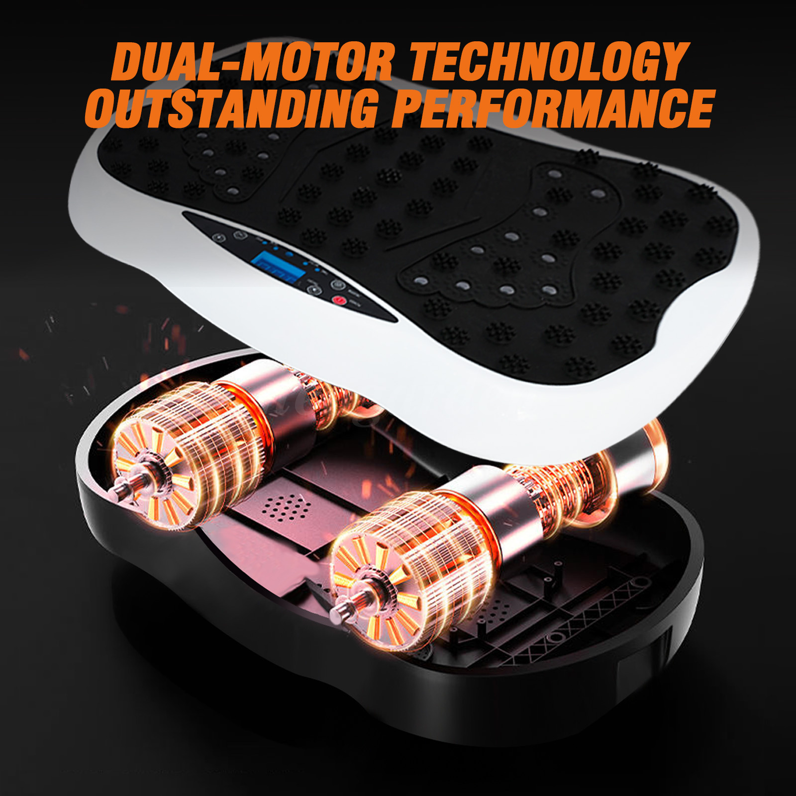 Vibration Plate Exercise Machine - Fat Burn&Toning 99 Speeds,10 Modes Bluetooth