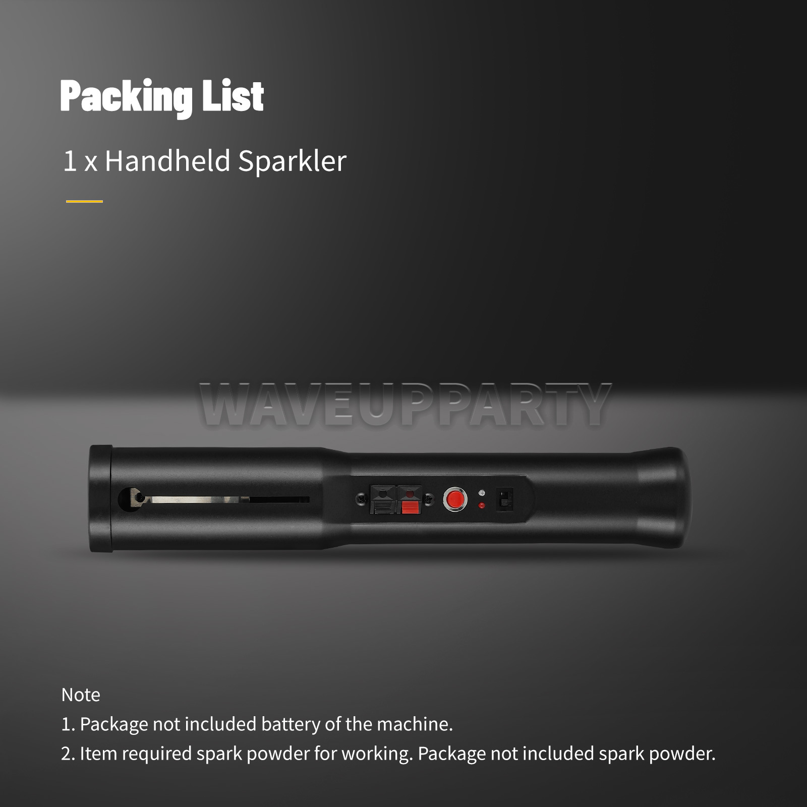 PAIDUN Handheld Cold Sparkler Spark Machine Firework Stage Effect Wedding Event