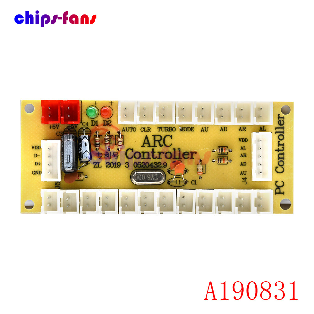 HIGH QUALITY Zero Delay USB Encoder PCB Board to Joystick Arcade DIY PART