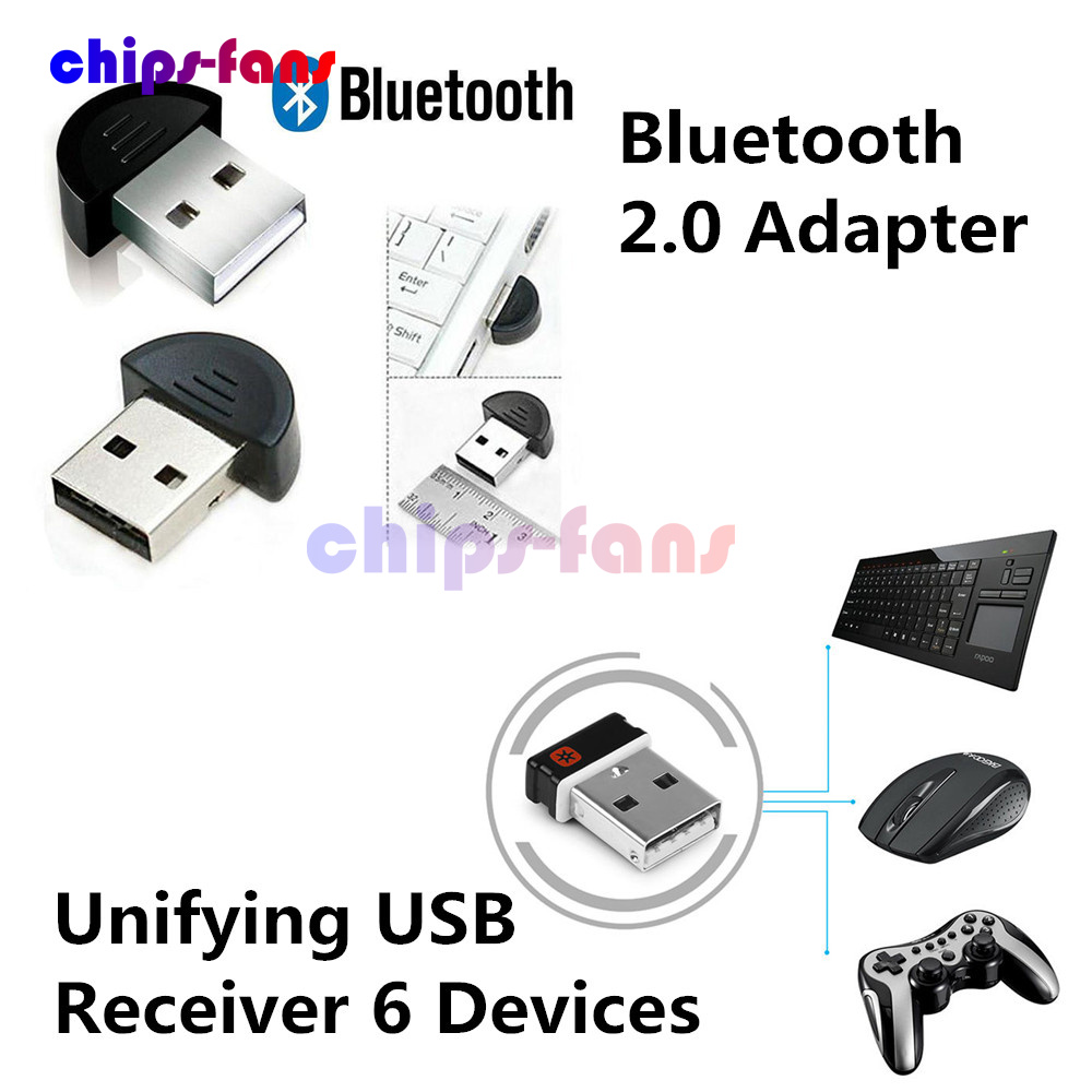 Logitech Unifying USB Receiver Dongle for Performance Keyboard Mouse 6 Devices