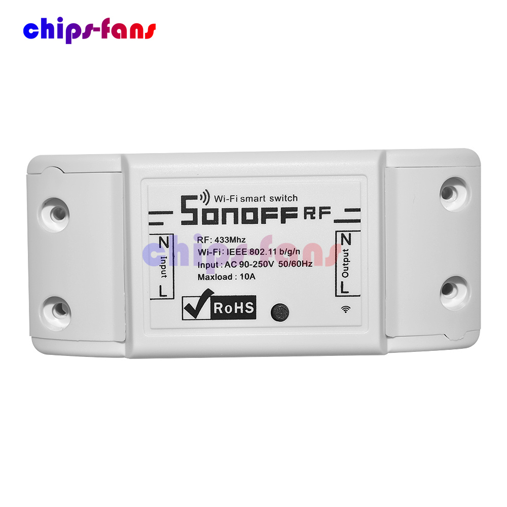 Sonoff Wireless Smart WiFi Home Switch Module DIY fr RF 433Mhz Apple Android//IOS