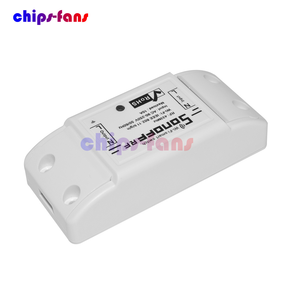 Sonoff Wireless Smart WiFi Home Switch Module DIY fr RF 433Mhz Apple Android//IOS