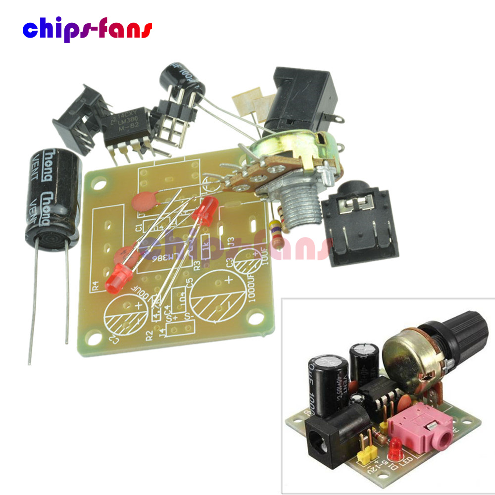 LM386 Super Mini Amplifier Board Module 3V-12V DIY Kit Perfect New