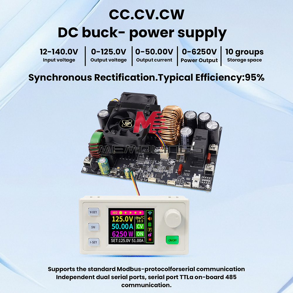 XY12550S CNC DC Adjustable Buck Power Supply Module Constant
