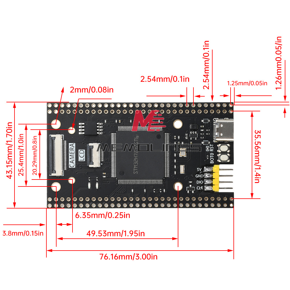 STM32H723ZGT6 Development Board STM32H723 Core Board STM32 System