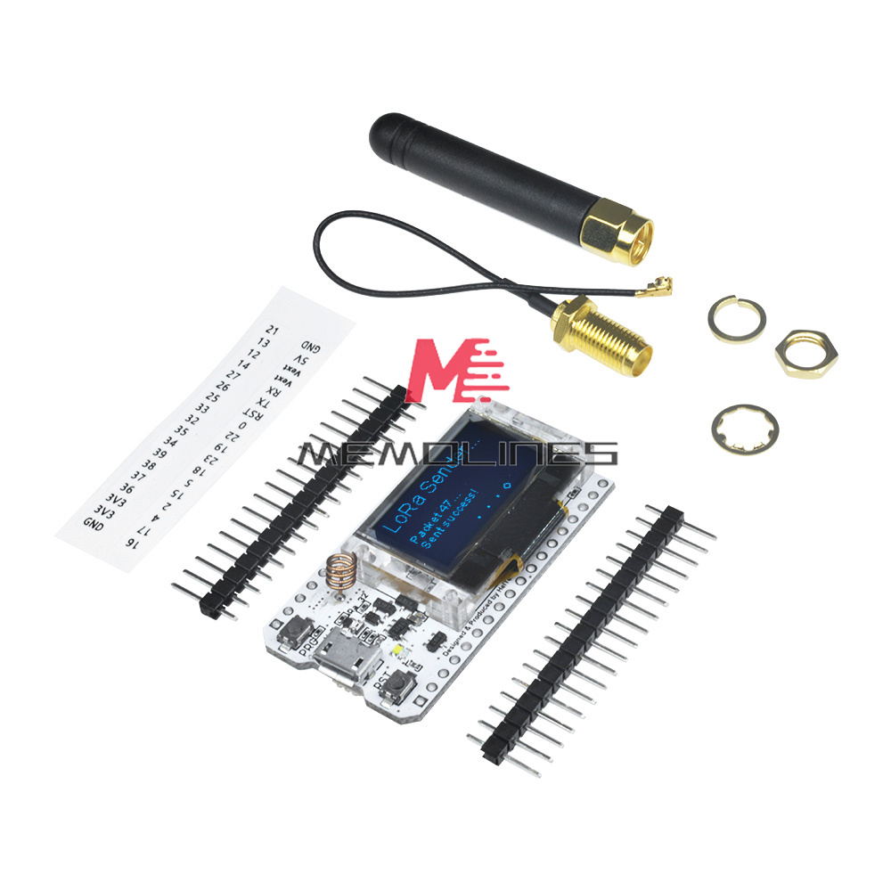 SX1276 0.96 LoRa Node 868-915MHZ OLED ESP32 WIFI Bluetooth Development Board