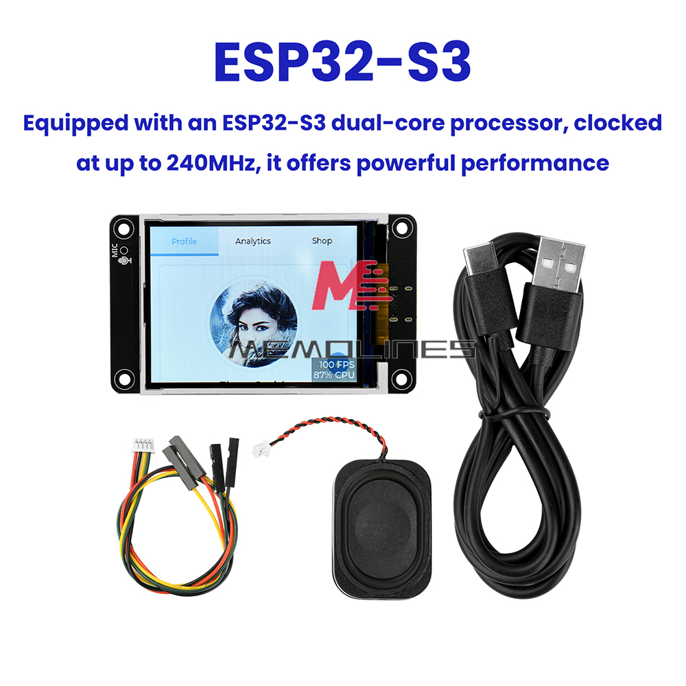 ESP32-S3 Dev Board WiFi Bluetooth intelligent 2.8