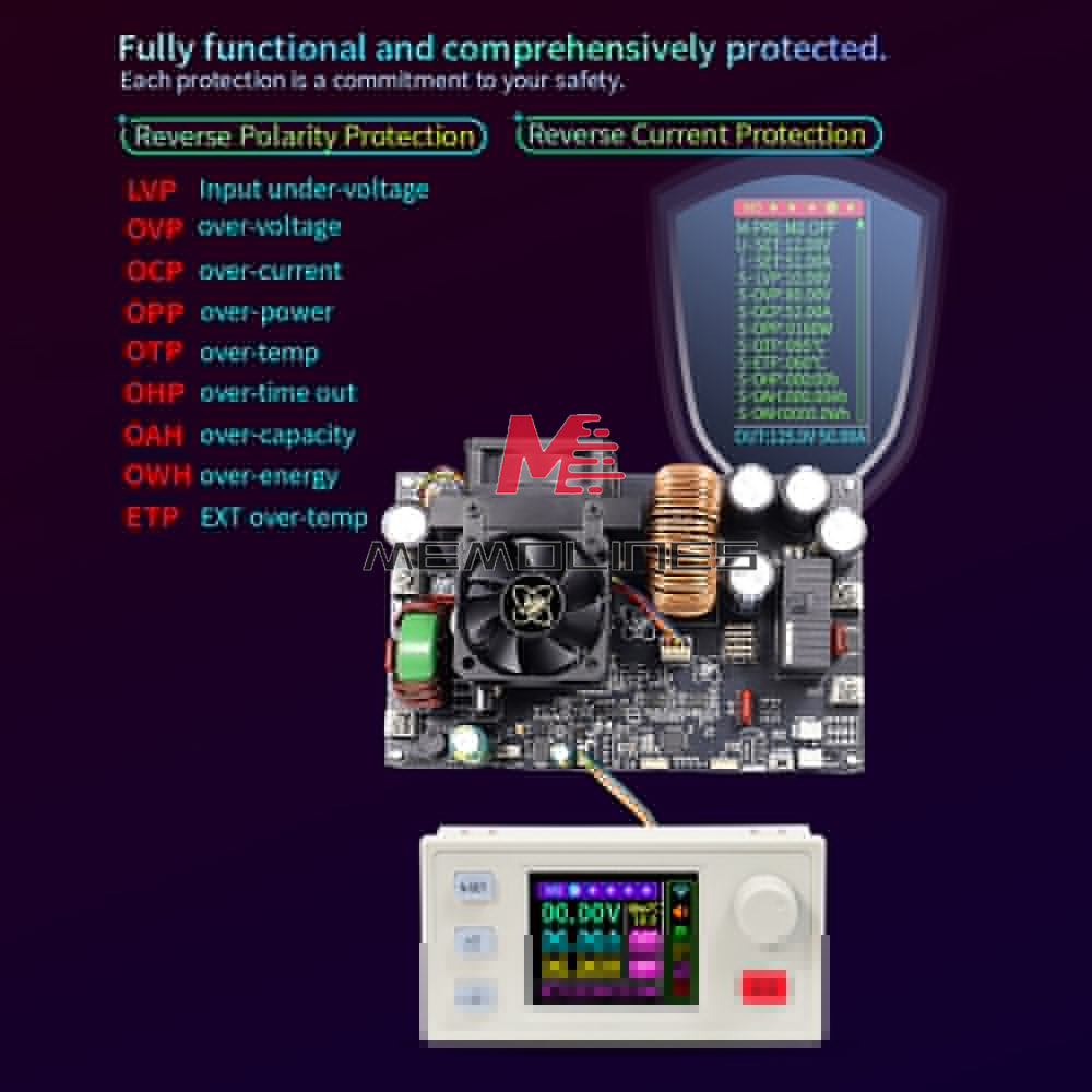 XY12550S CNC DC Adjustable Buck Power Supply Module Constant