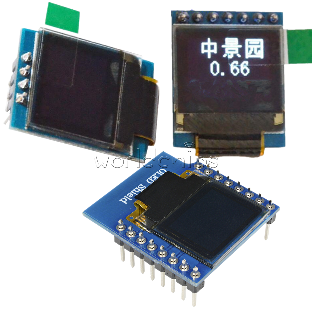 5Pcs 0.66/'/' White OLED Display Module 64x48 0.66/" Screen for Arduino AVR STM32