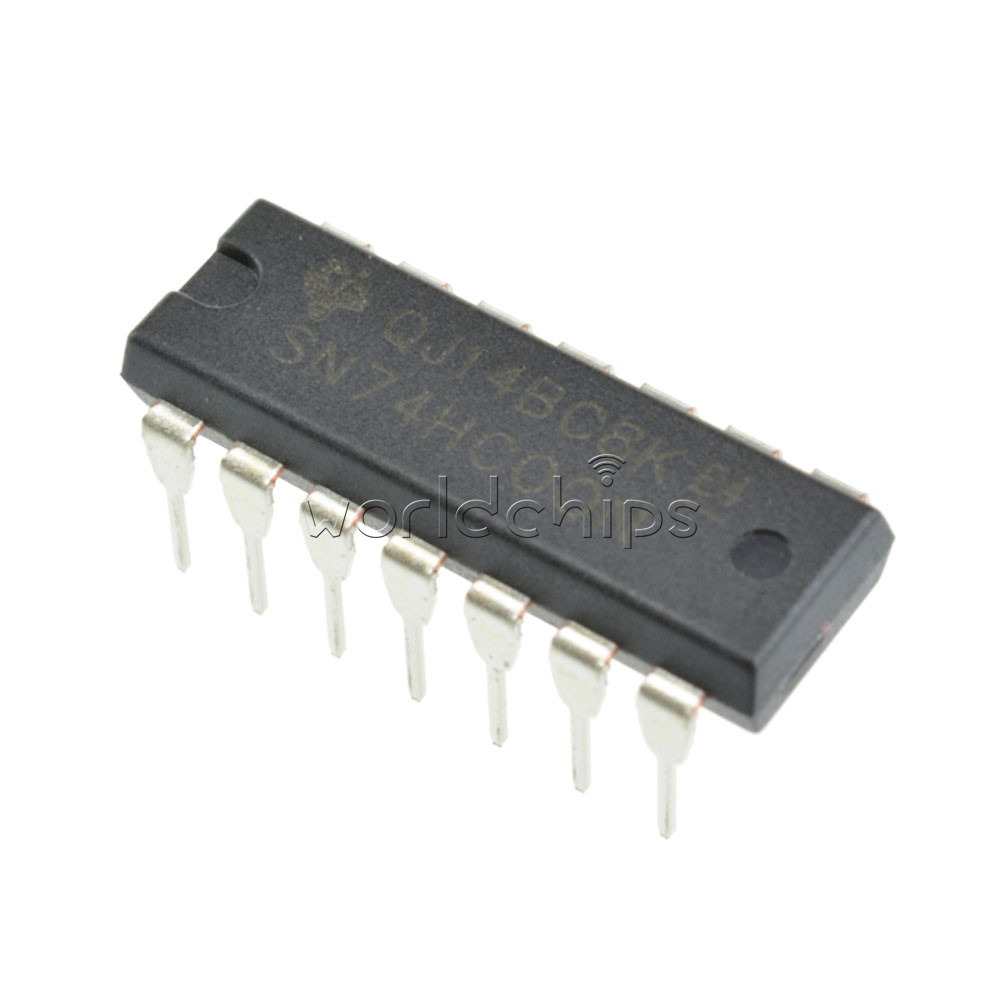 20pcs SN74HC00N 74HC00N IC QUAD 2-INPUT NAND GATE 14-DIP
