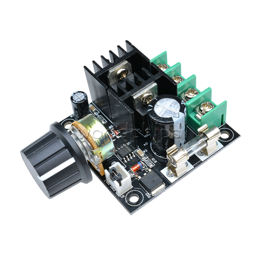 12V~40V 10A PWM DC Motor Speed Control Switch Controller Volt Regulator Dimmer