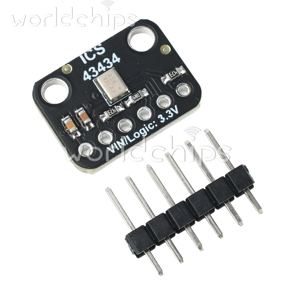 ICS-43434 I2S 3.3V MEMS microphone Module Breakout Low Pass Filter